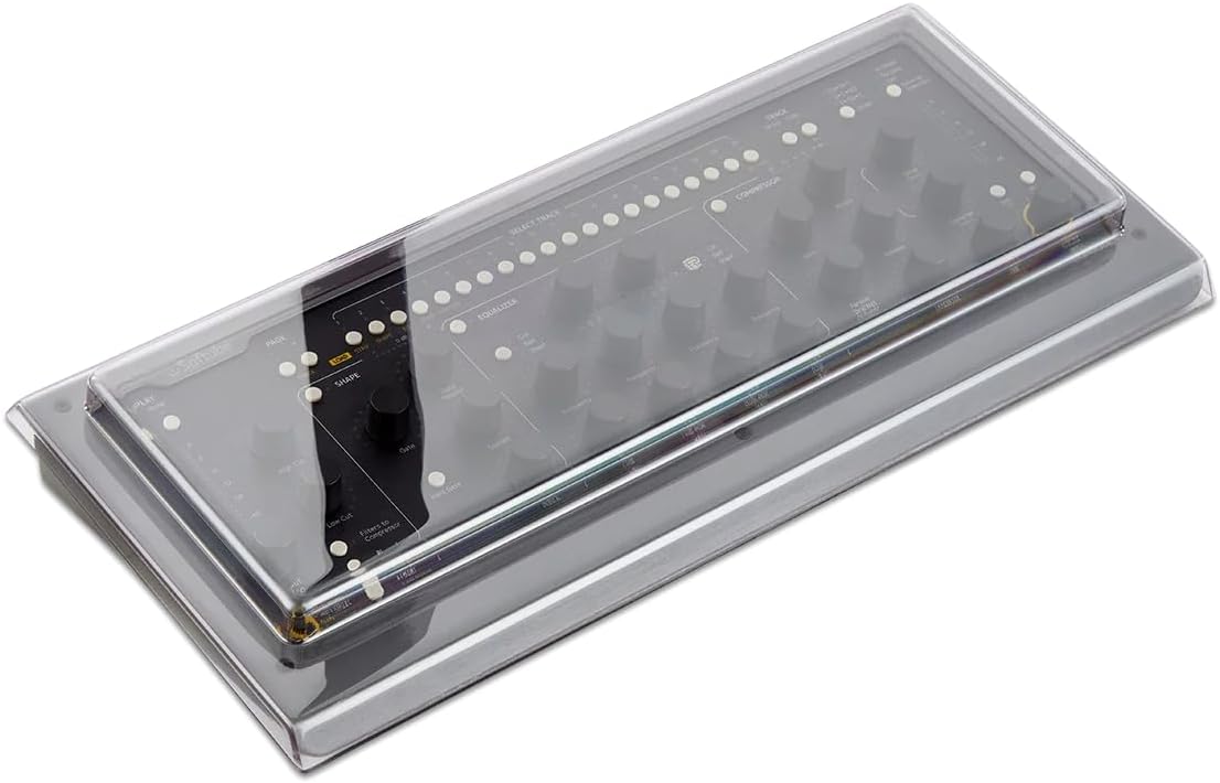 Decksaver Cover for Softube Console One - Super-Durable Polycarbonate Protective lid in Smoked Clear Colour, Made in The UK - The Producers' Choice for Unbeatable Protection