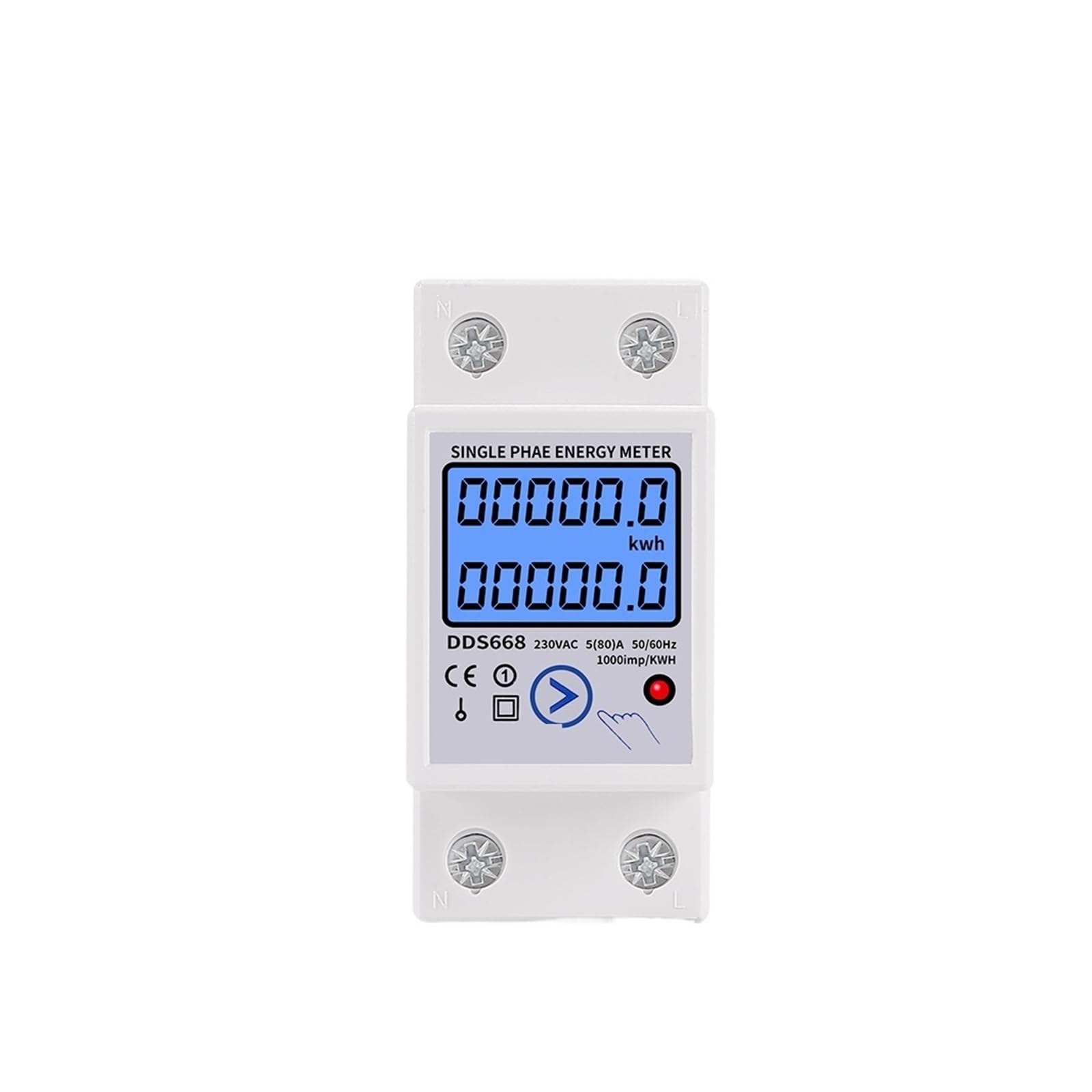 Compteur de consommation d'énergie 110V idéal pour gérer un studio sur rail DIN