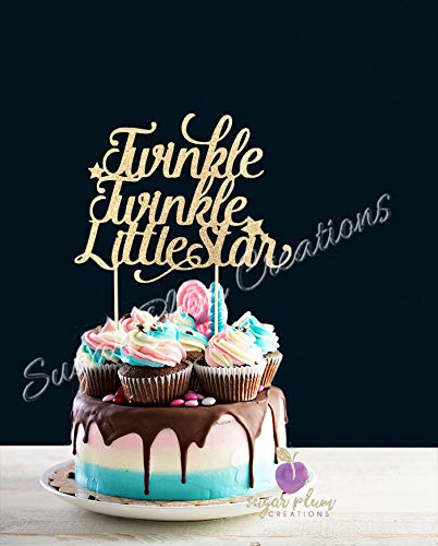 Sugar Plum CreationsTwinkle Twinkle Little Star Cake Topper