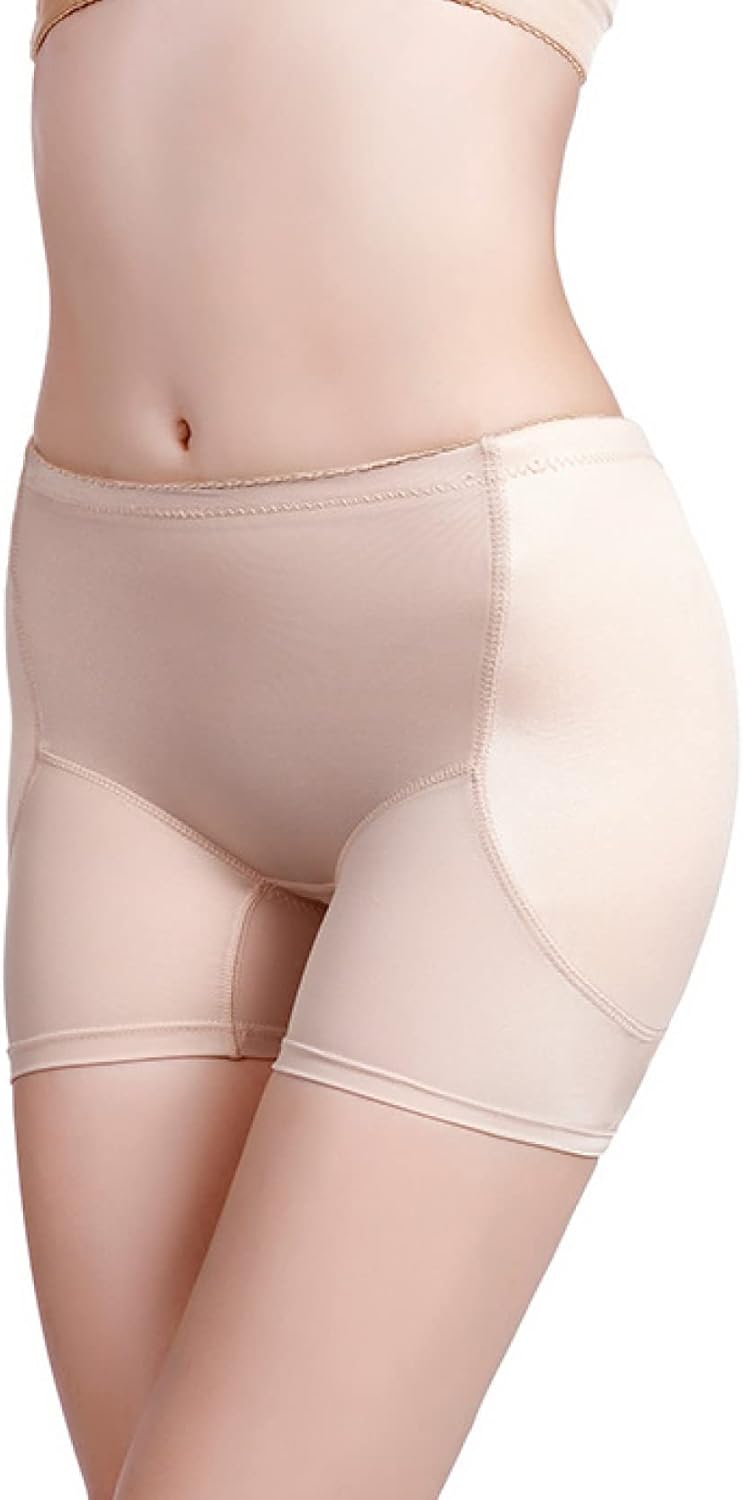 Women's Side Pads Panties Butt Lifter Padded Hip Enhancer Shapewear Thigh Slimmer Seamless Solid Body Shaper