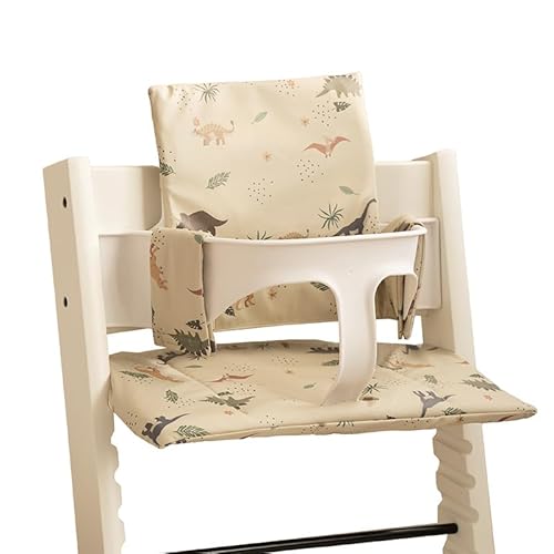 HALAA VAUVA Baby Cushion Set Soft and Comfort High Chair Cushion for Infant, Toddler High Chair Accessories Easy to Clean and Install, Dinosaur