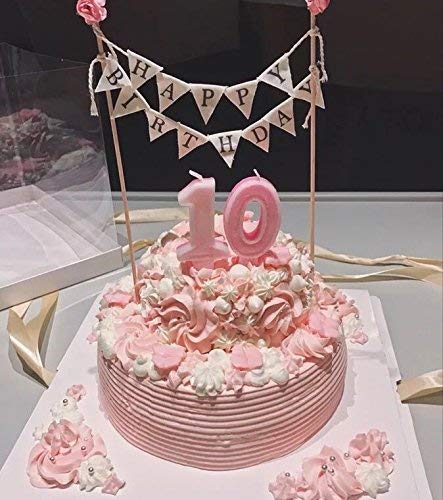 Wimpelkette „Herzlichen Glückwunsch, Prinzessin in Rosa, 1 Stück