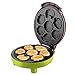 Máquina de Magdalenas Gofrera Antiadherente para Niños DIY Desayuno, Maquina de Hacer Muffins Cupcakes de Dibujos Animados Eléctrica, 1000W,Green