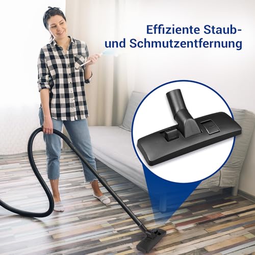 VIOKS Staubsaugerdüse Bodendüse Kombidüse Teppich Bürste Ø 35mm Ersatz für Staubsauger kompatibel mit Bosch Siemens für Teppich- und Hartfußböden