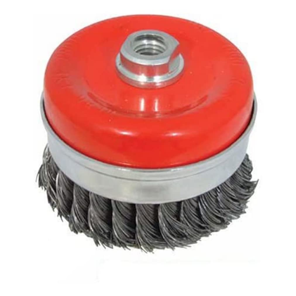100Mm Steel Twist-Knot Cup 303859 Rust Paint Removal - Lifetime Warranty