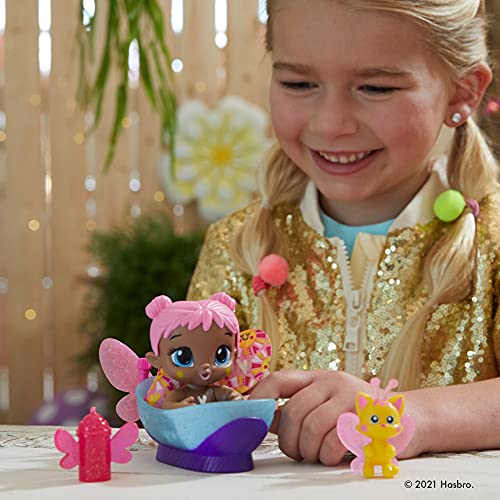 Boneca Baby Alive Glo Pixies Minis, Boneca de 9,5 cm que Brilha no Escuro - Bubble Sunny - F2597 - H