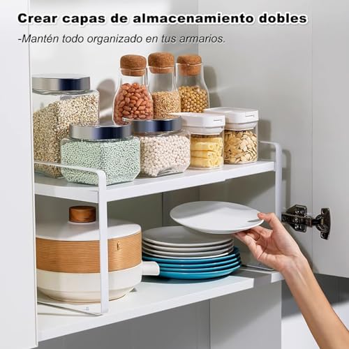 Consejos y reviews para comprar Soportes ajustables para estantes cocina para comprar online. 23 Imagen adicional