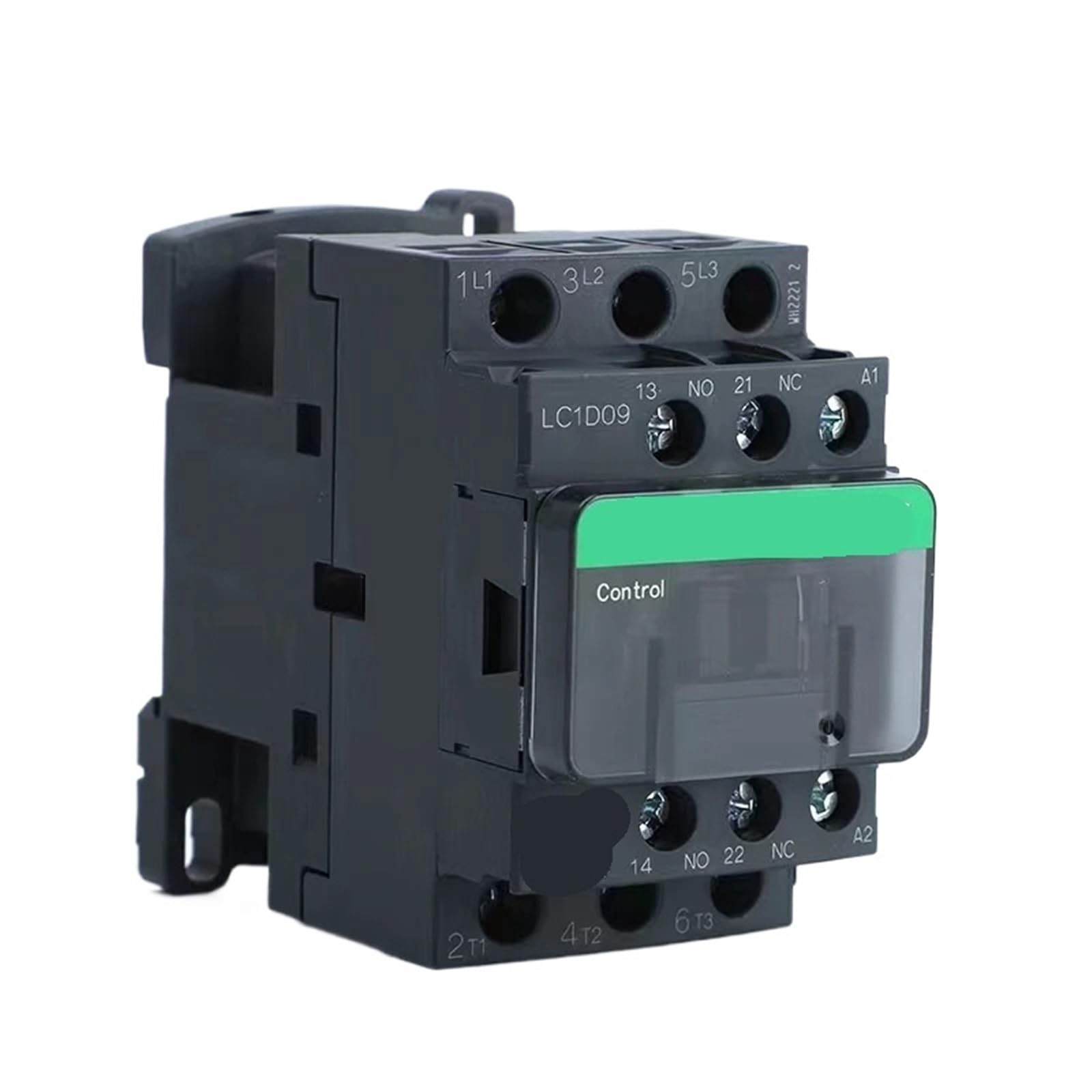 Contacteur tripolaire noir LC1D12 380V pour résoudre les pannes de moteur