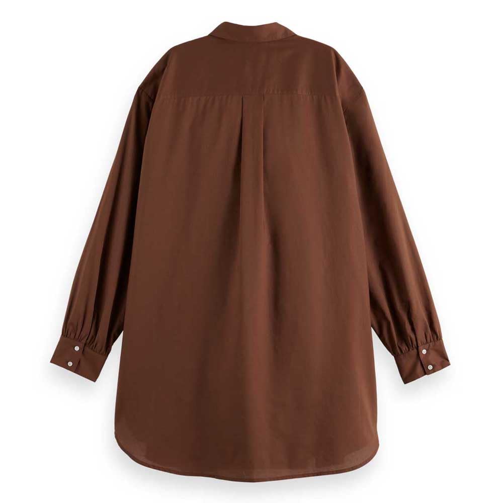 Scotch & Soda Damen Oversized Light Weight Cotton Shirt Shirt (1er Pack)