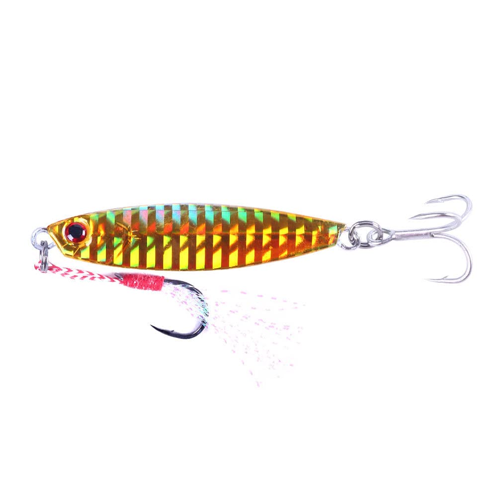 7 unids/lote 10g-40g Metal Jig señuelo de pesca Inchiku Tenya Madai Jig Kabura cebo de pesca de agua salada Vertical Jigs cebo de pesca Jigging Jighead Señuelos para pesca de agua salada