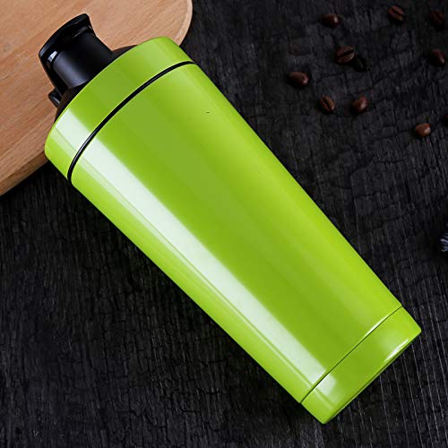 Meilen life Taza De La Coctelera De Los Deportes Al Aire Libre del Frasco De Vacío del Acero Inoxidable 720ml Verde