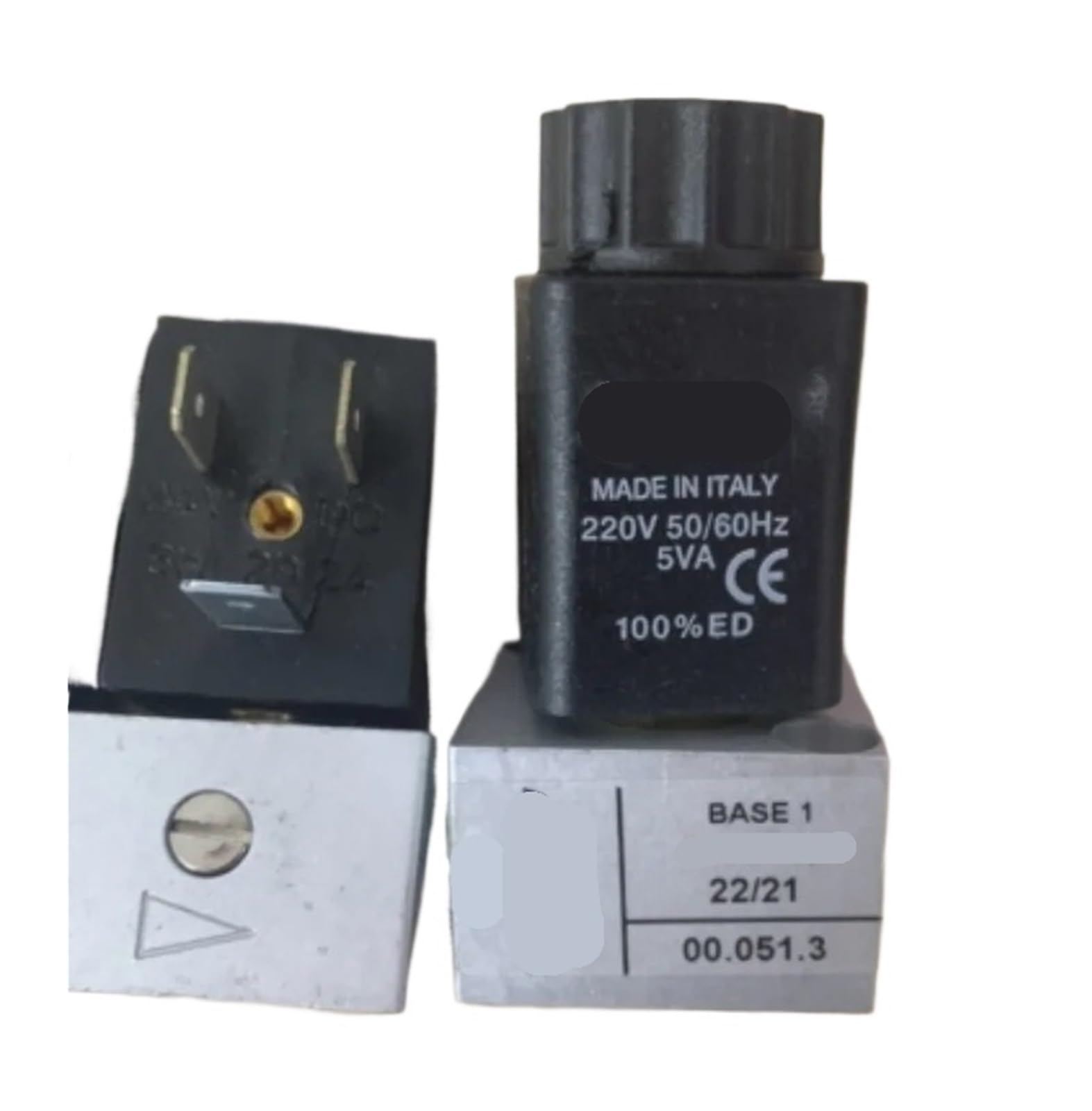 3PCS 00.051.3 BASE1 10Bar 220V 50/60Hz 5VA Coil Solenoid Valve