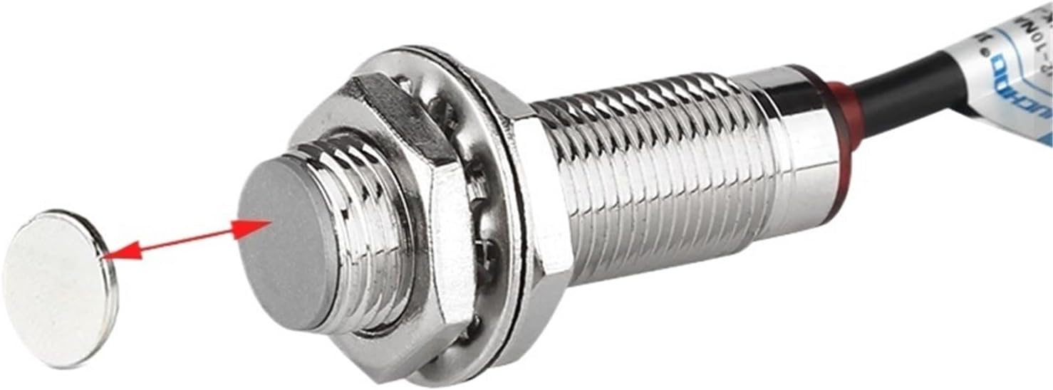 Hall Sensor Proximity Approach Switch NPN Normally Open Three Wire Magnet Induction Capacitive 5V-30V 10mm NJK 5002C