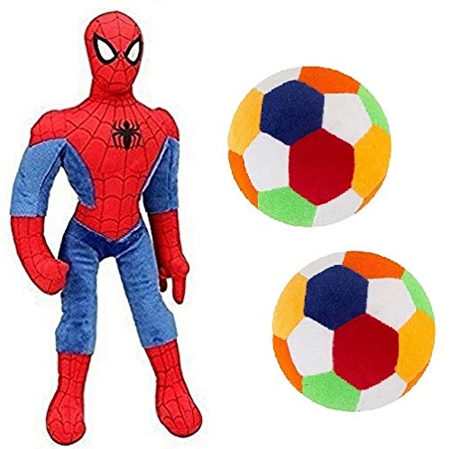 Lavanya Enterprises - Spiderman & Two Balls Soft Toy for Kids, Girls & Children Playing Teddy Bear in Size of 38 & 9 cm Long (B08QN1134L) Amazon Price History, Amazon Price Tracker