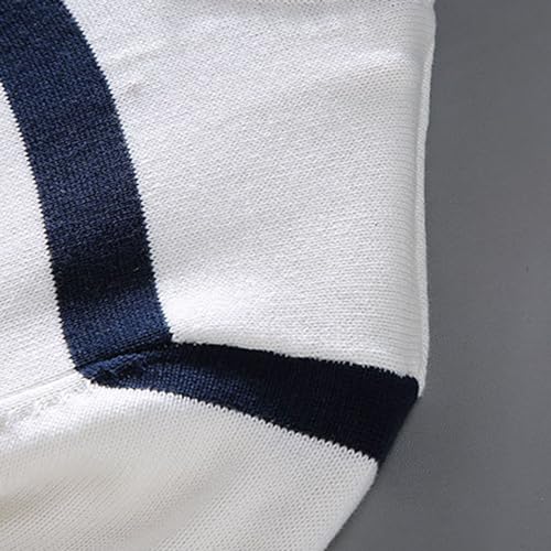 JEShifangjiusu Men'S Quarter Zip Up Sweaters Casual Knitted Mock Neck Polo Sweater Slim Fit Long Sleeve Pullover Sweatshirts4