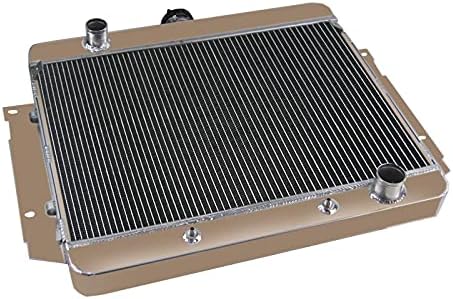 ECMRAD 3 Row Aluminum Radiator for 1969-1970 Chevy Biscayne Impala Bel Air Caprice Kingswood V8