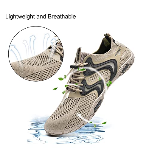 Image of YALOX Water Shoes Men's Women's Swim Shoes Outdoor Beach Barefoot Quick-Dry Aqua Pool Socks Swimming Yoga Surfing Exercise