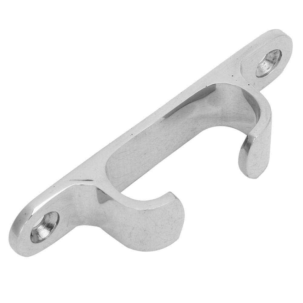 Stainless Steel Straight Bow Chock for Boat Angled Yacht Deck Dock Mooring Rope Cleat Chock(4in) sailboat hardware boat cleats 4 inch boat rope fairlead cleats & chocks