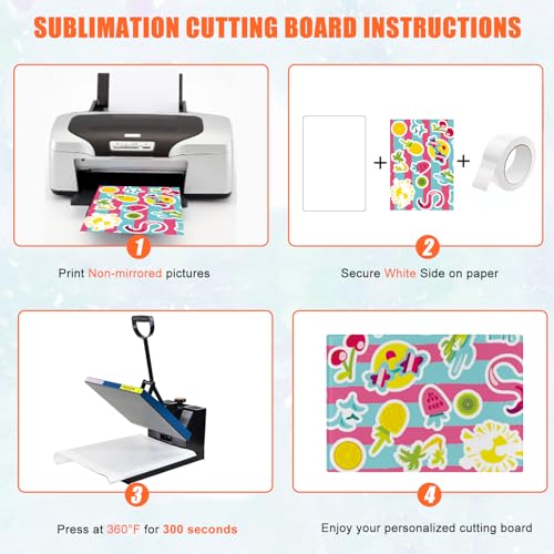 Set 6 tablas para sublimación de vidrio templado 11x8 pulg miniatura 4