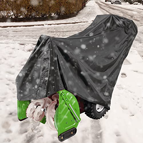 Qkansiw Snow Thrower Cover - Winter Blower Replace Protection Cover Waterproof 210D Outdoor Sweeping Accessories, Heavy Duty (47