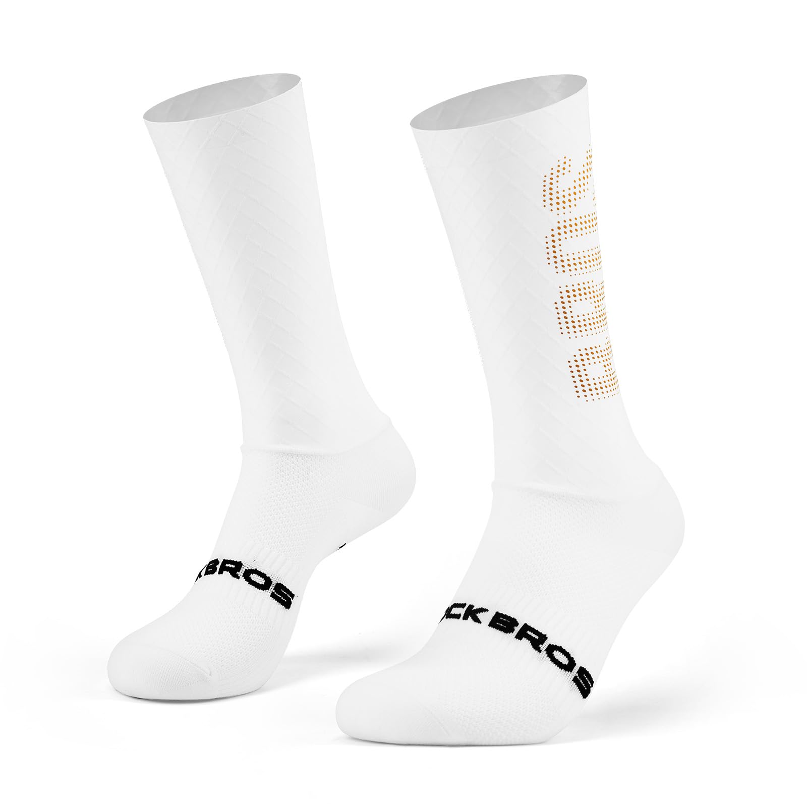 ROCKBROS Chaussettes Vélo Route VTT Aéro Compression Antibactériennes Anti-Odeur Séchage Rapide Cyclisme Course Randonnée