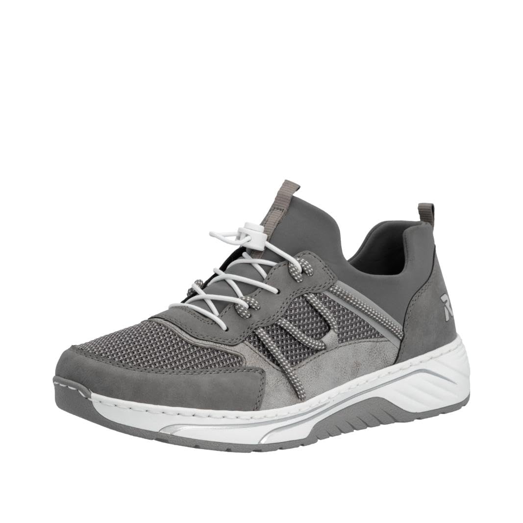 Rieker Women's 53153 Slippers, Grey, 42 EU