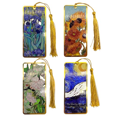 4 Pack Book Marks for Reading Women，Gifts for Book Lovers，Bookmarks for Book Lovers，Book Lovers Gifts，Book Markers for Women，Bookmarks for Women，Book Marks for Reading Men