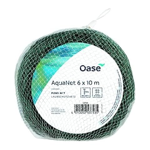 Oase 53753 Aquanet Teichnetz 3, idealer Schutz von Teichen vor runterfallenden Blättern und Laub, passend für Teiche bis max. 6 x 10 m, auch als Vogelschutznetz bei Bäumen und Sträuchern verwendbar Cover