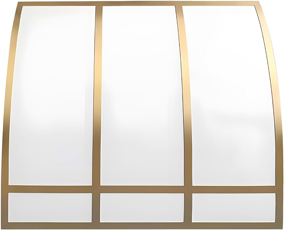 SINDA Stainless Steel Range Hood Made from 16 Gauge Metal with High CFM Vent, Baffle Filter and Lights, 54"W x24"D x45"H, Wall Mount, White Stainless Steel, SRH8-1544524WS