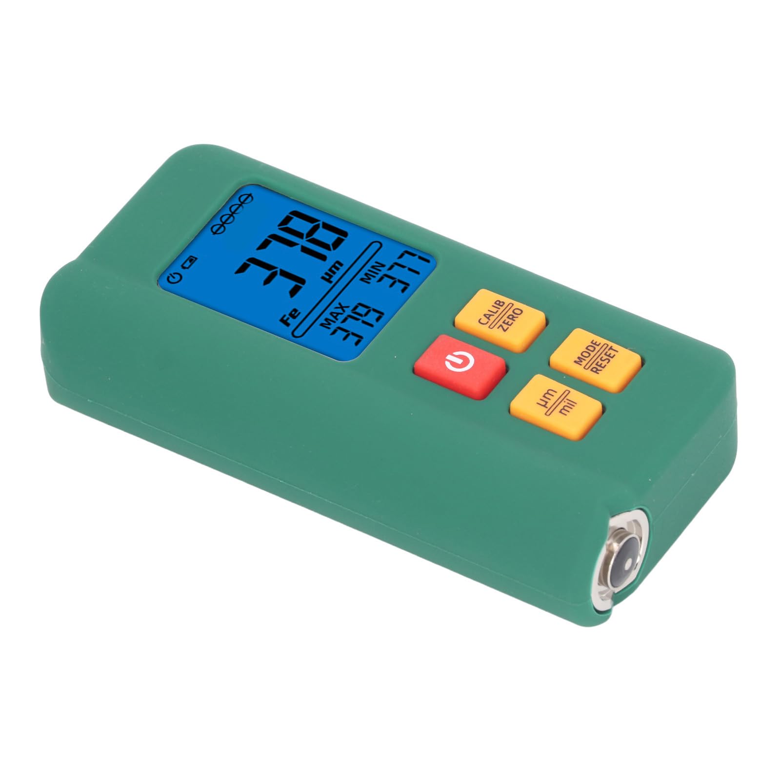 FTVOGUE Miernik Grubości Powłoki ABS Cyfrowy Miernik Grubości Lakieru 0 do 1500um Wyświetlacz LCD Przechowywanie Danych Eksport USB do Kontroli Lakieru Samochodowego Użytkownicy Motoryzacji