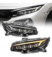 マ*ン様 シビック FK7 ヘッドライト Amazon | Archaic シビック ヘッドライト FK7 FK8 タイプr FC1専用 4