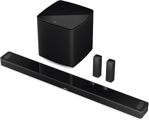 Miniatura 6 de Bose Barra de sonido inteligente Ultra con Dolby Atmos Plus Alexa y control de voz de Google, sistema de sonido envolvente para TV, color negro
