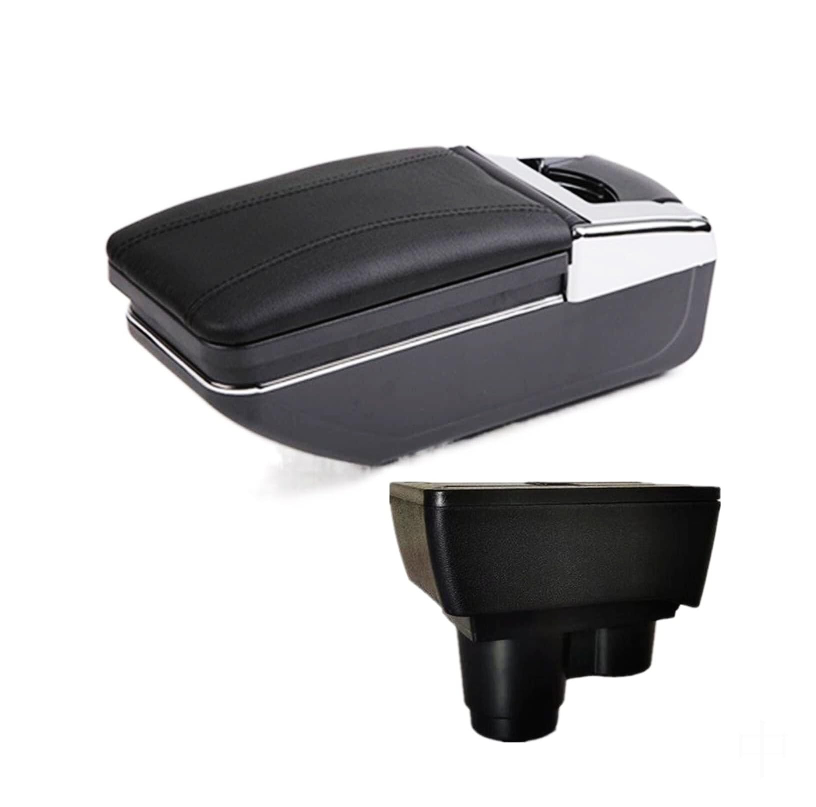 GTDTKGANAK Storage Box For Dacia For Duster 2018-2022 Center Console Armrest Storage For Box with USB(A2 No Usb)