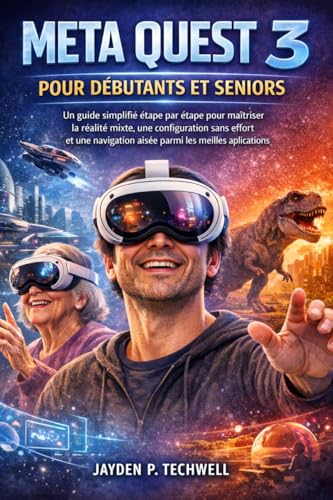 META QUEST 3 POUR DÉBUTANTS ET SENIORS: Un guide simplifié étape par étape pour maîtriser la réalité mixte, une configuration sans effort et une...