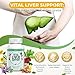 Vital Liver Support New Formula Liver Supplement and Liver Vitamin – 9-in-1 Liver Health Formula,Cleanse & Repair Formula with Organic Milk Thistle Supports Liver Health Cleanse