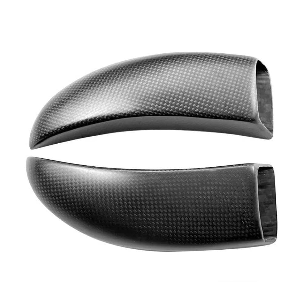 Ajuste universal compatible con Streetfighter V4 V2, pinza de freno de motocicleta, cubierta de radiador, conducto de aire, accesorios de refrigeración de freno de repuesto (mate)
