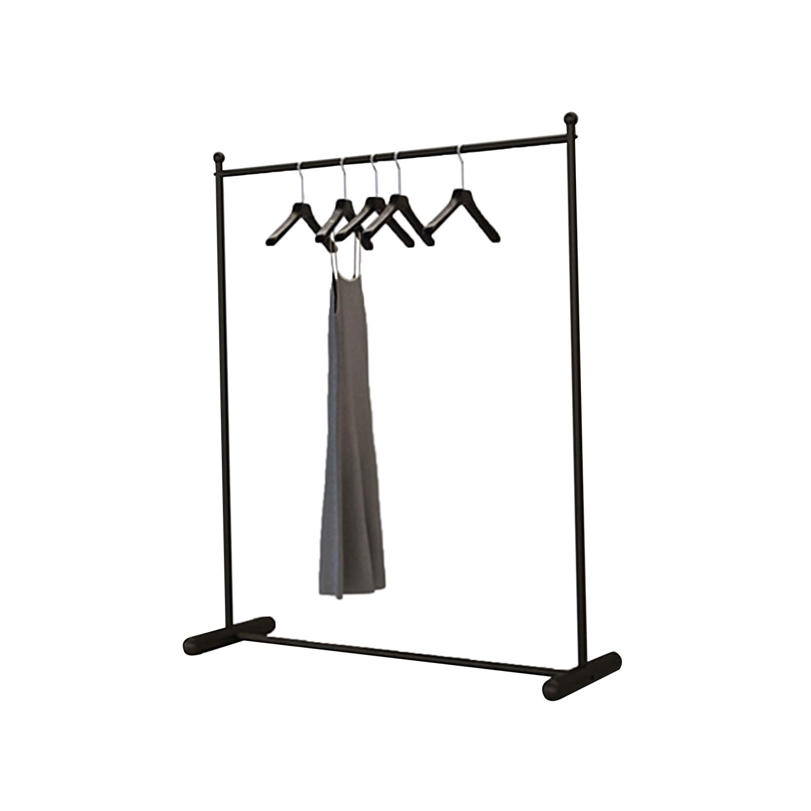Armario portátil metálico de 120x165 cm con perchero resistente y estantes