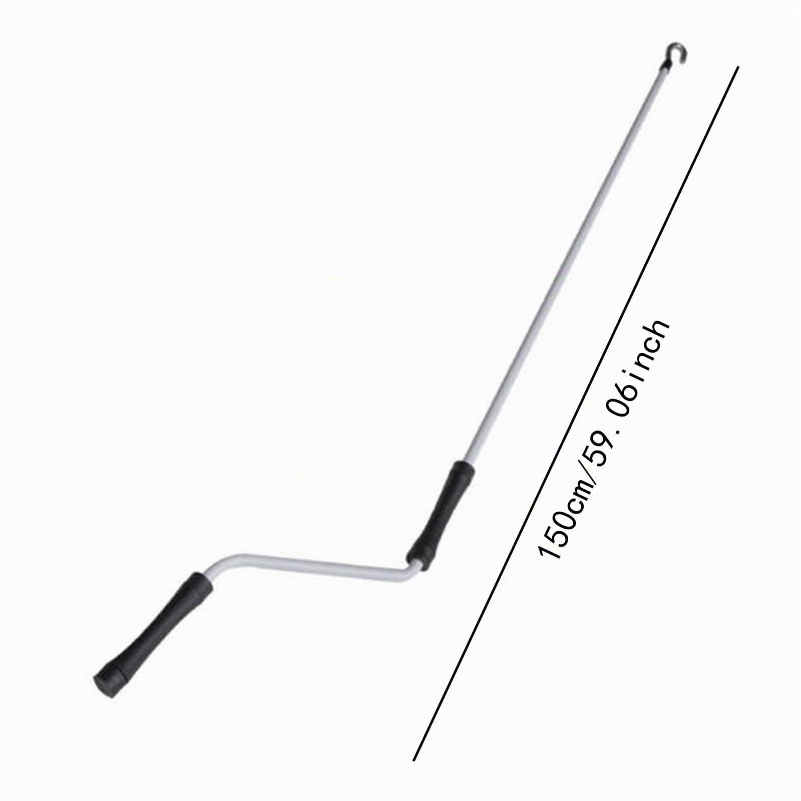 Manivelle Télescopique En Alliage D'aluminium pour Stores Bannes, Polyvalente, 1.5 Mètre