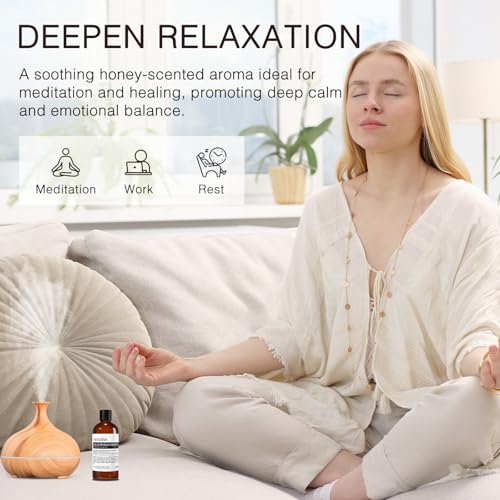 Image of Helichrysum Essential Oil for Hair Face Skin Body Care, 3.38fl.oz | Pure and Natural, Helichrysum Oil for Aromatherapy, Diffuser, Home, DIY Soap and Candle Making, 100ml