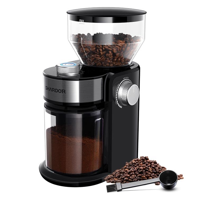 SHARDOR Electric Burr Coffee Grinder Automatic — 16 Precise Grind Settings