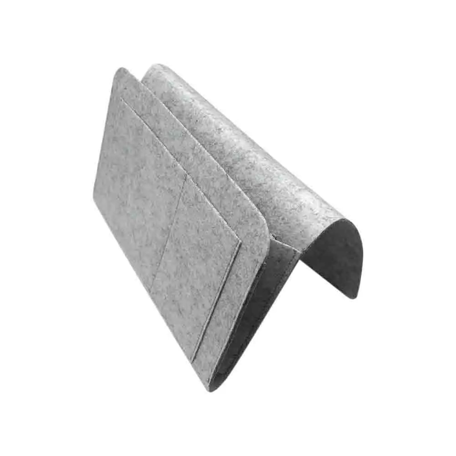 BDFJEDS Couch Armrest Organizer Household Bedroom Bedside Hanging Bags Felt Bed Head Storage Bag Multi Pocket Sofa Portable(Grey)