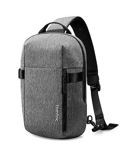 tomtoc Compact EDC Sling Bag, Sac à Bandoulière Minimaliste Crossbody pour 13' MacBook Air/Pro,...