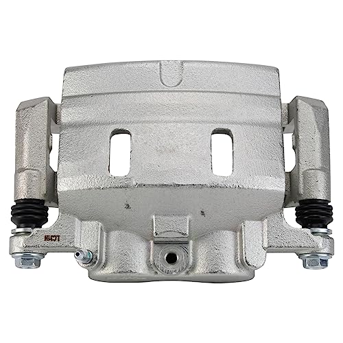 Image of TRQ Front Brake Caliper Set Zinc Coated Brackets Compatible with 2014-2019 Dodge Charger