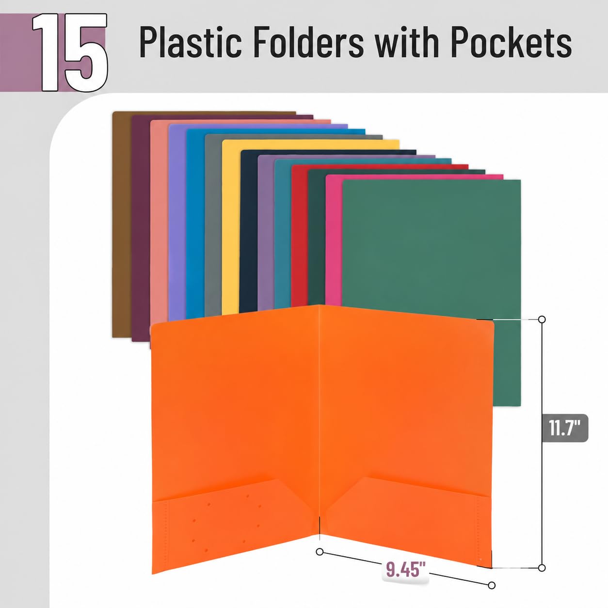 Mr. Pen Plastic Folders - Organize in Style -2 Mr. Pen Plastic Folders - Organize in Style -2