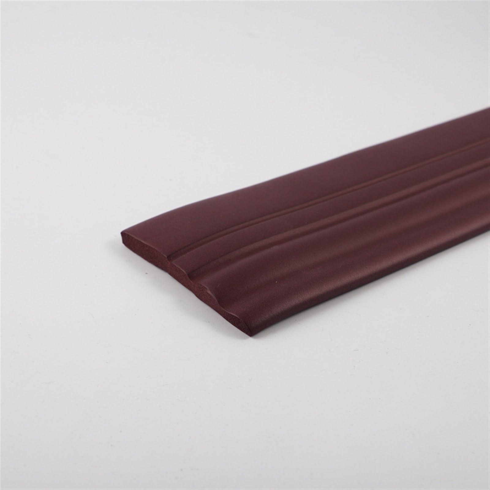 FRZXBKW 5M/10M PVC Skirting Board Trim Self-Adhesive, 4"/5" Flexible Skirting Boards Covers,Peel and Stick Rubber Wall Base Moulding Trim for Countertops,Tile Waistline Trims