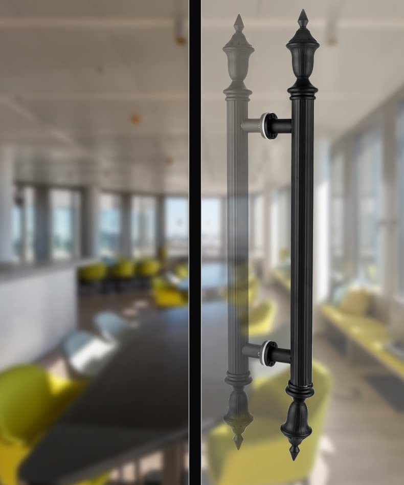 Poignées de porte rustiques noires pour sublimer l'entrée de votre maison - 3