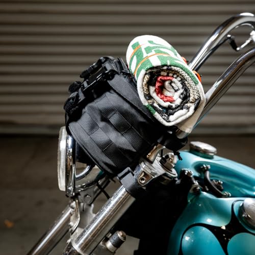 Biltwell Exfil-7 2.0 Bolsa para Motocicleta - Bolsa Universal para Elevadores de Manubrio y Horquilla Delantera, Compatible con Motocicletas Touring y Cruiser miniatura 7