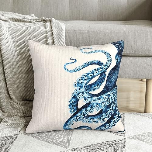 Housses de coussin velours côtelé imprimé pieuvre de luxe - 8