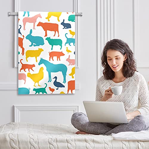 Drapeau de jardin double face lapin et cochon décoration extérieur polyester - 6