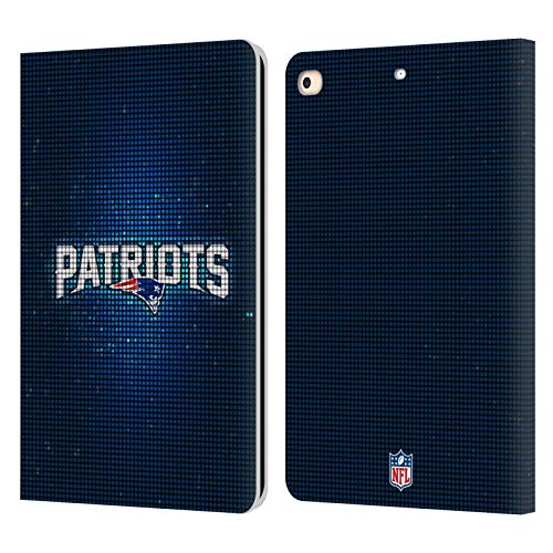 Funda iPad 9.7 2017 de cuero premium NFL New England Patriots LED